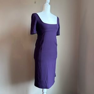 Vintage 90’s Prada Purple silk midi Slip Dress size 38/ US 4